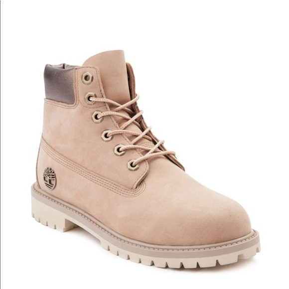 Gold & Tan Timberland Boots